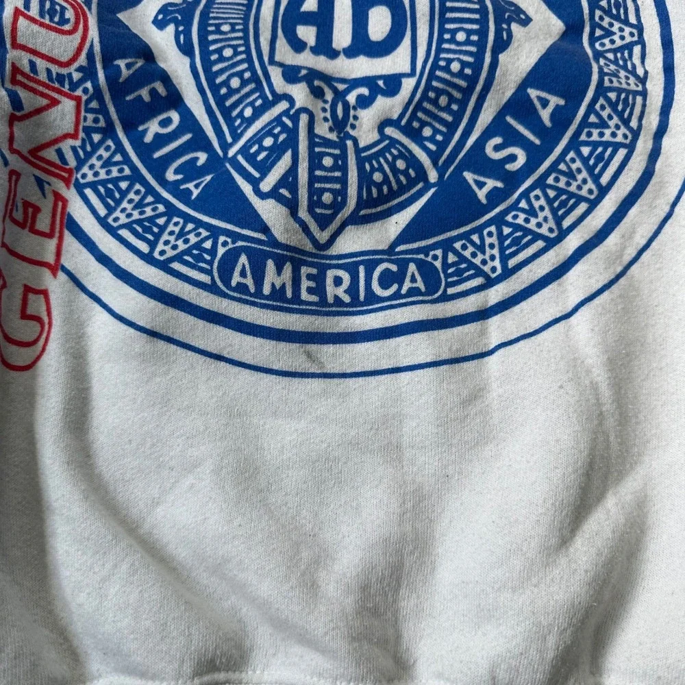 Vintage 90s Rare Budweiser King of Beers Sweatshirt Men's XL Genuine Logo